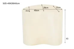 Salontafels-Livingfurn Salontafel Organic Sandy