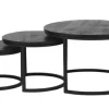 Salontafels-Label51 Salontafel Set Triplet XL Zwart JP-46.027 Triplet