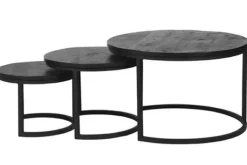 Salontafels-Label51 Salontafel Set Triplet XL Zwart JP-46.027 Triplet