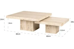 Clearance Salontafelset 211707 La Cantera Salontafels