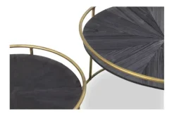 Salontafels-PTMD Salontafelset Black wood 706936 Caly