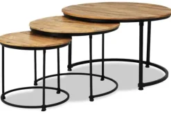 Salontafels-Old Wood Salontafelset Esprezzo