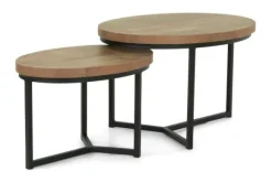 Outlet Salontafelset Meranti -  Braun Salontafels