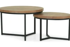 Outlet Salontafelset Meranti -  Braun Salontafels