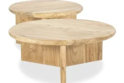 Salontafels-By-Boo Salontafelset naturel Leoti