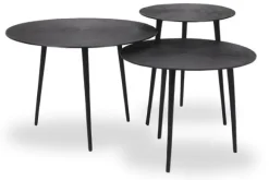Hot Salontafelset Zwart IV-52.016 Nobby Salontafels