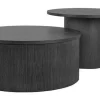 Outlet Salontafelset Zwart Oliva Salontafels