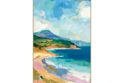 Schilderijen-Luxe Framing Art Schilderij Seaside View CA-102 Canvas Art