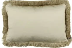 Sierkussens-Claudi Sierkussen Gold + Fringe Gold Dafne |