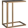 Bijzettafels-Richmond Interiors Sofa Tafel 210696 Blackbone Brass