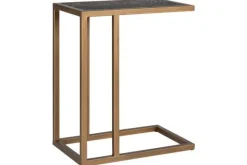 Bijzettafels-Richmond Interiors Sofa Tafel 210696 Blackbone Brass