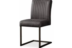 Eetkamerstoelen-Tower Living Stoel Anthracite Ferro