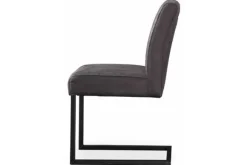 Eetkamerstoelen-Tower Living Stoel Anthracite Ferro