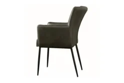 Eetkamerstoelen-Tower Living Stoel Anthracite Toledo