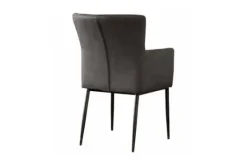 Eetkamerstoelen-Tower Living Stoel Anthracite Toledo