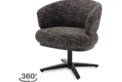 Hot Stoel Blue-Grey Perca Eetkamerstoelen|Draaifauteuils