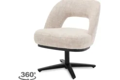 Discount Stoel Off White Caldes Eetkamerstoelen|Draaifauteuils