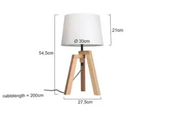 Discount Tafellamp 7662BE Bess Mexlite Tafellampen