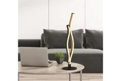 Tafellampen-Searchlight Tafellamp 32101-1BK Bloom Swirl