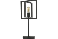 Tafellampen-Searchlight Tafellamp 23201-1BK Plaza