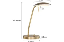 New Tafellamp 1315BR Eloi Mexlite Tafellampen