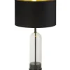 Tafellampen-Searchlight Tafellamp EU81710BK Oxford