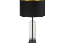 Tafellampen-Searchlight Tafellamp EU81710BK Oxford