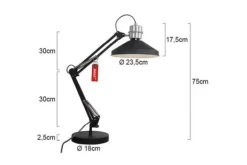 Tafellampen-Anne Lighting Tafellamp 7702ZW Zappa