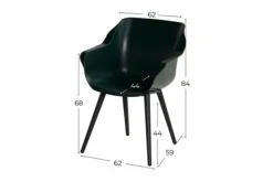 Tuinartikelen-Hartman tuinmeubelen Tuinstoel 11.681.849 Sophie Studio