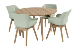 Tuinartikelen-Hartman tuinmeubelen Tuinstoel French Green 11.688.247 Sophie Teak