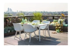 Tuinartikelen-Hartman tuinmeubelen Tuinstoel Royal White 11.681.003 Sophie Studio