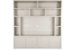 Opbergkasten|Vakkenkasten-Castiq Tv-boekenkast greige Velori