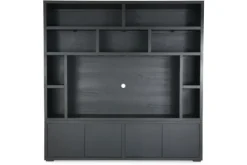 Vakkenkasten|Boekenkasten-Castiq Tv-boekenkast zwart Velori