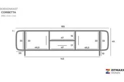 Best Tv-meubel Corbetta Tv-Meubels