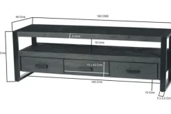 Tv-Meubels-Livingfurn Tv-meubel Norris