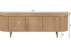 Tv-Meubels-Livingfurn Tv-meubel Tobago