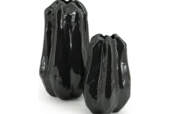 Hot Vaas small - black | 230264 Alba Decoratie