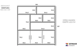Sale Vakkenkast Ventura - Broadway Opbergkasten|Vakkenkasten