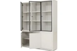 New Vitrinekast greige Velori Opbergkasten|Buffetkasten