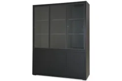 Clearance Vitrinekast Zwart Velori Opbergkasten|Buffetkasten