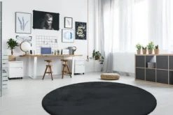 Vloerkleden-Divendo Vloerkleed 100 Antraciet Rabbit