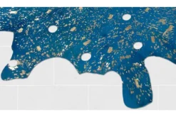 Sale Vloerkleed 410 Blauw Goud Glam Vloerkleden