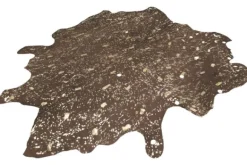 Vloerkleden-Divendo Vloerkleed 110 Bruin Goud Glam