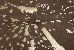 Vloerkleden-Divendo Vloerkleed 110 Bruin Goud Glam