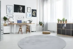 Online Vloerkleed 100 Grijs Blauw Rabbit Vloerkleden