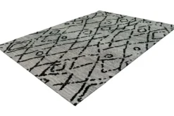 Vloerkleden-Divendo Vloerkleed 110 Grijs Zwart River