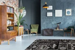 Online Vloerkleed 150 Grijs Zwart River Vloerkleden