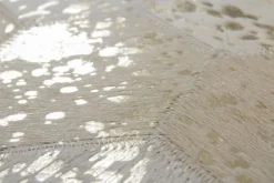 Vloerkleden-Divendo Vloerkleed 210 Ivoor Goud Spark