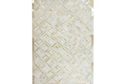 Vloerkleden-Divendo Vloerkleed 410 Ivoor Goud Spark