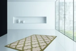 Discount Vloerkleed 3097 Ivoor Groen Manolya Vloerkleden